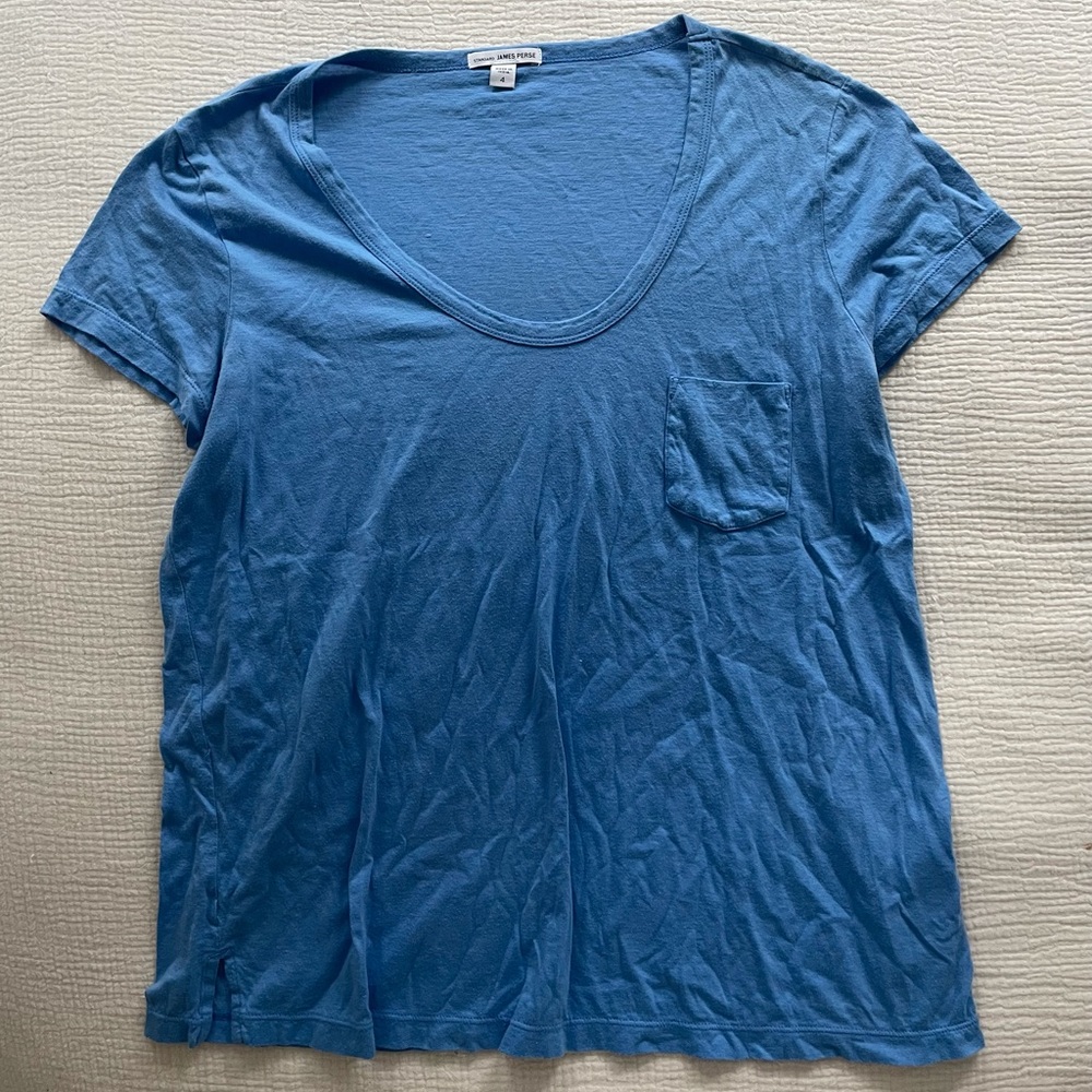 James Peres Blue T-shirt